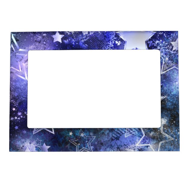 Space Background with Stars Magnetic Frame (Front)