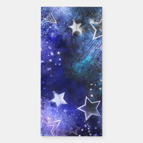 Space Background with Stars Magnetic Notepad