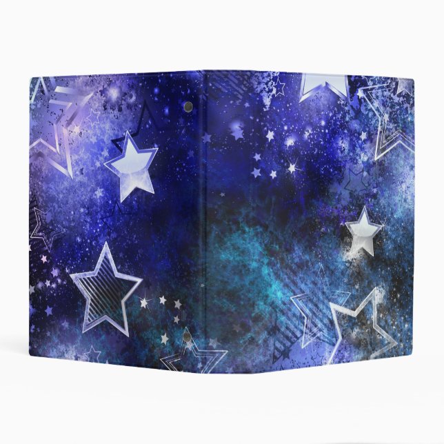 Space Background with Stars Mini Binder (Background)