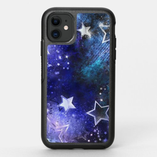 Space Background with Stars OtterBox Symmetry iPhone 11 Case