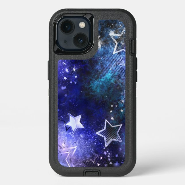Space Background with Stars Otterbox iPhone Case (Back)