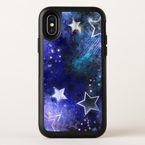 Space Background with Stars OtterBox Symmetry iPhone XS Case