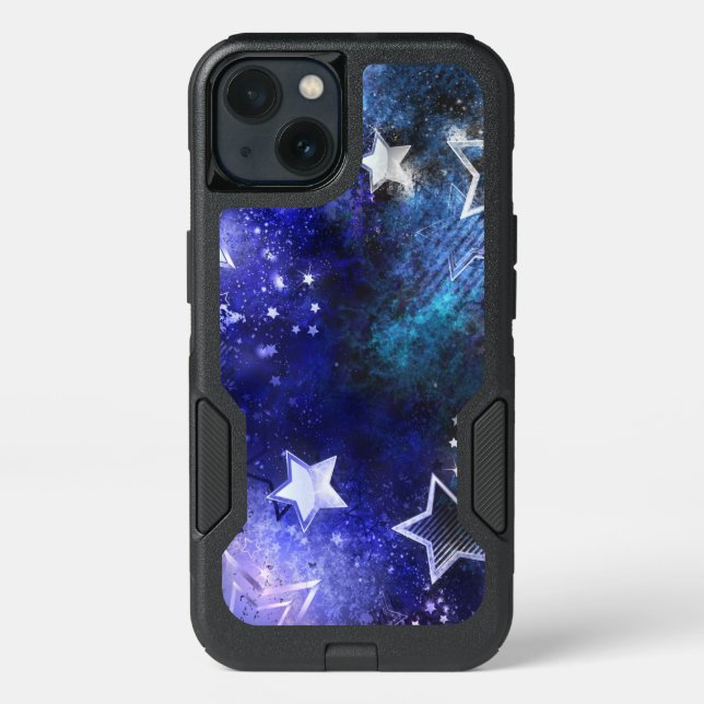 Space Background with Stars Otterbox iPhone Case (Back)