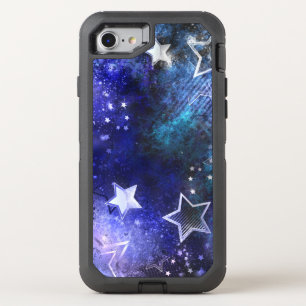 Space Background with Stars OtterBox Defender iPhone SE/8/7 Case