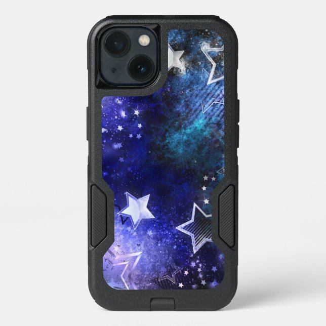 Space Background with Stars Otterbox iPhone Case (Back)