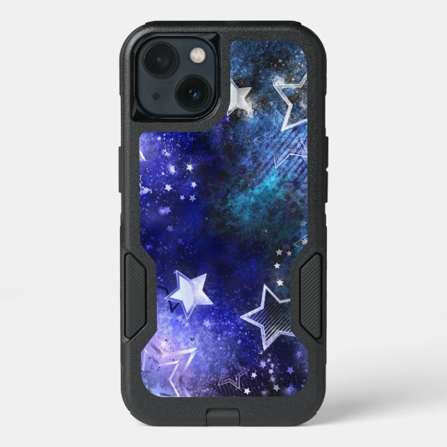 Space Background with Stars Otterbox iPhone Case (Back)