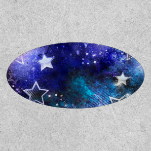 Space Background with Stars Patch