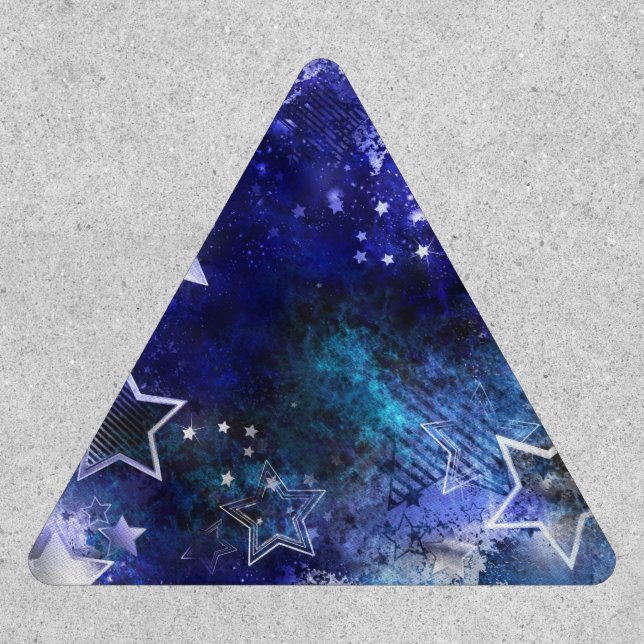 Space Background with Stars Patch (Front)