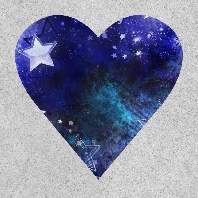 Space Background with Stars Patch (Front)