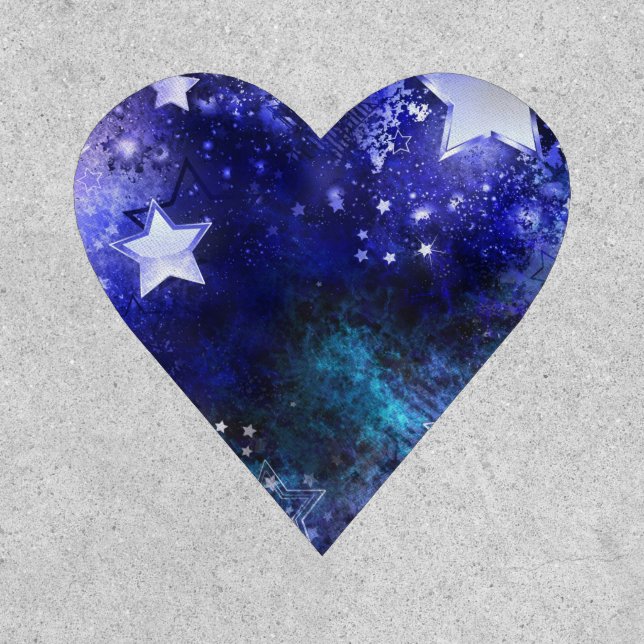 Space Background with Stars Patch (Front)