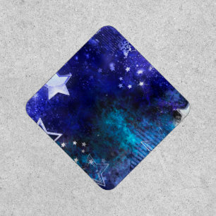 Space Background with Stars Patch