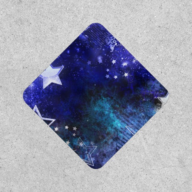 Space Background with Stars Patch (Front)