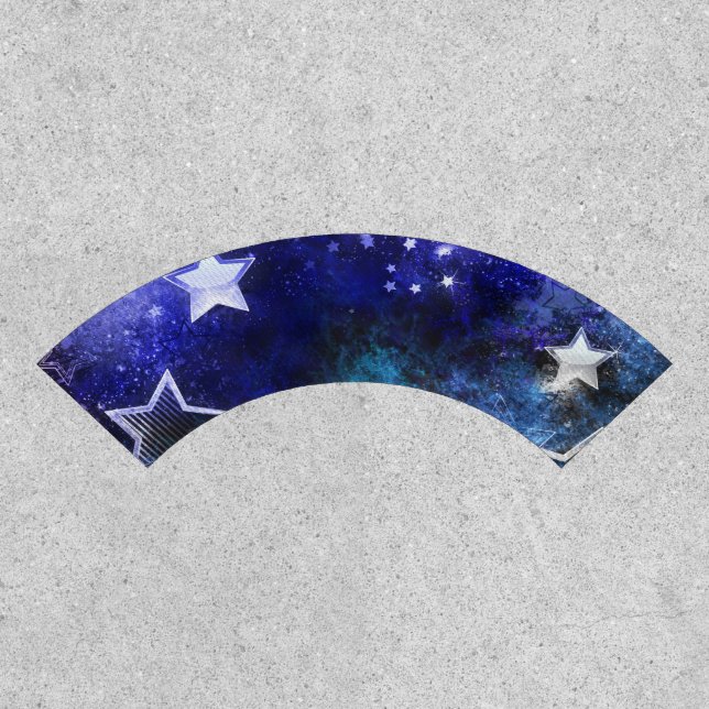 Space Background with Stars Patch (Front)