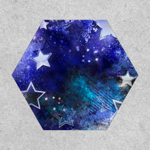Space Background with Stars Patch