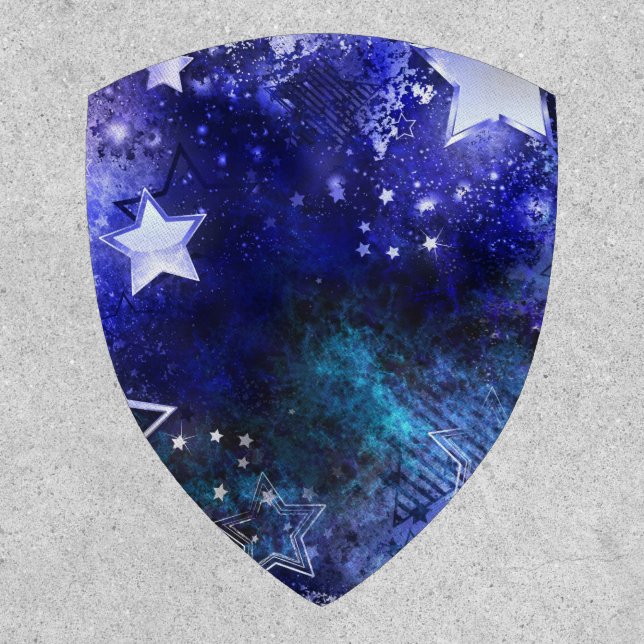 Space Background with Stars Patch (Front)