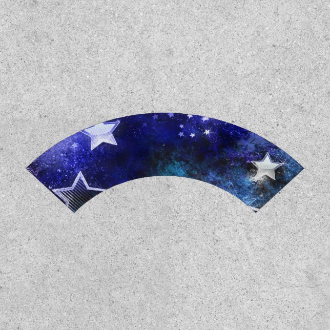 Space Background with Stars Patch (Front)