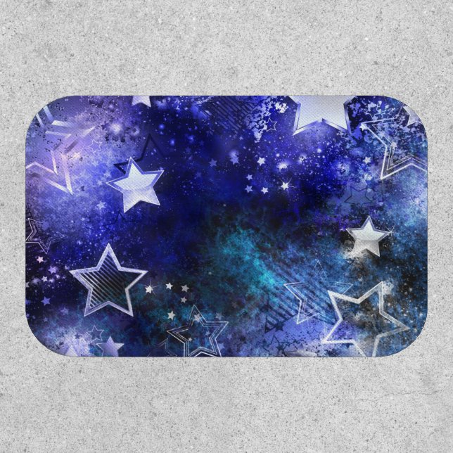 Space Background with Stars Patch (Front)