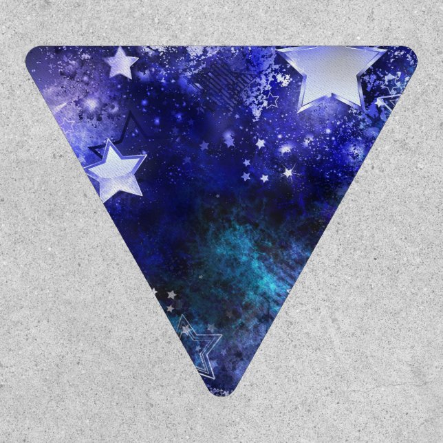 Space Background with Stars Patch (Front)