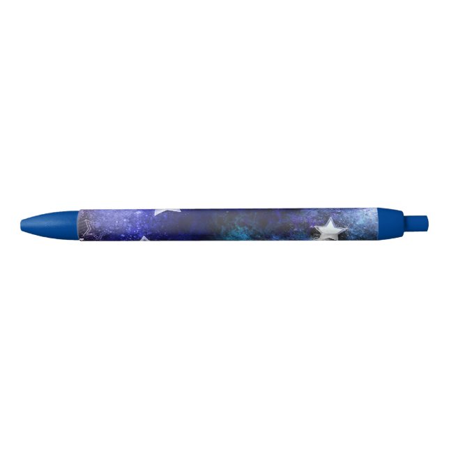 Space Background with Stars Pen (Front)