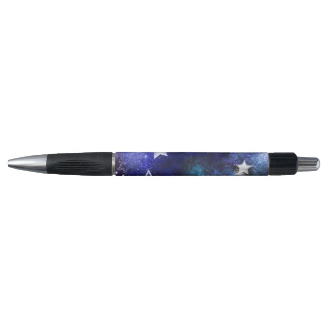 Space Background with Stars Pen (Front)