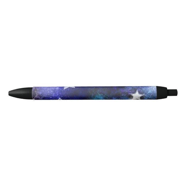 Space Background with Stars Pen (Front)