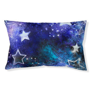 Space Background with Stars Pet Bed