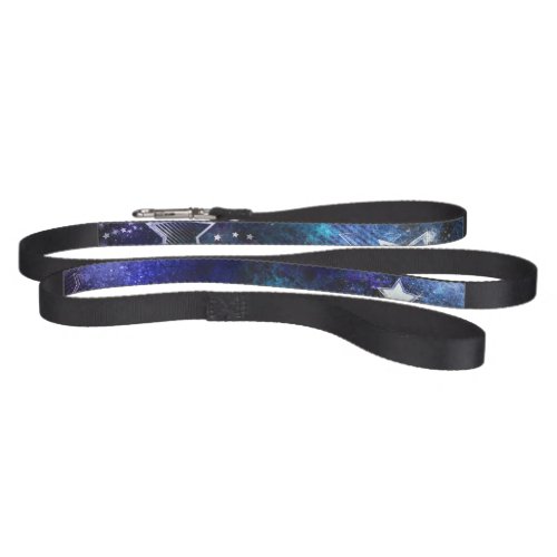 Space Background with Stars Pet Leash