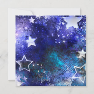 Space Background with Stars Save The Date