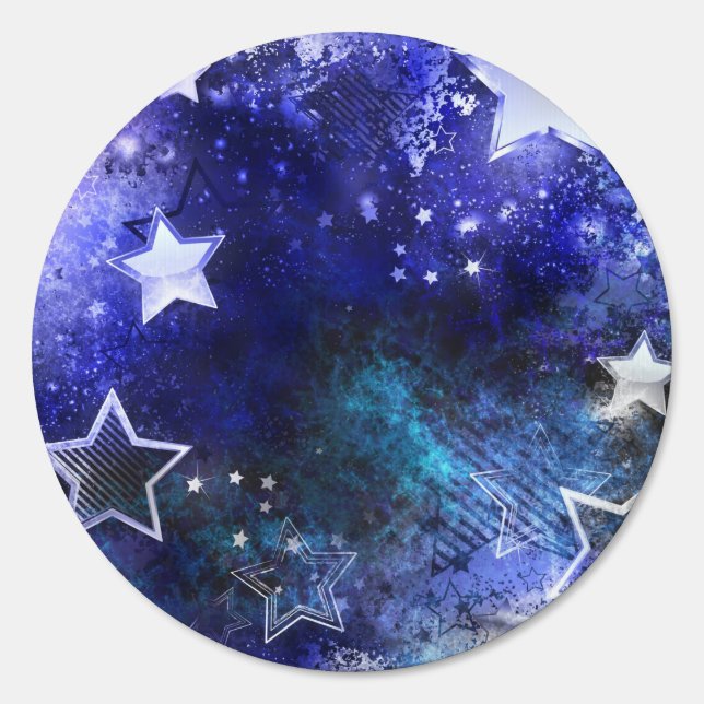 Space Background with Stars Sign (Front)