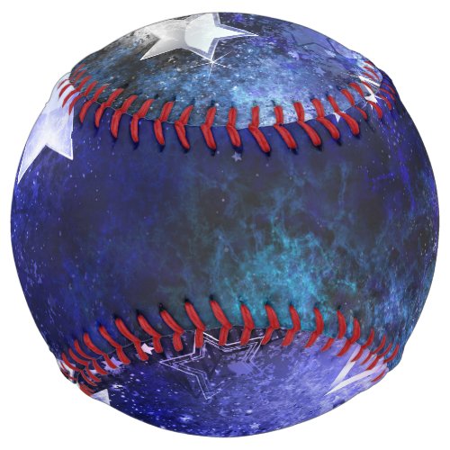 Space Background with Stars Softball