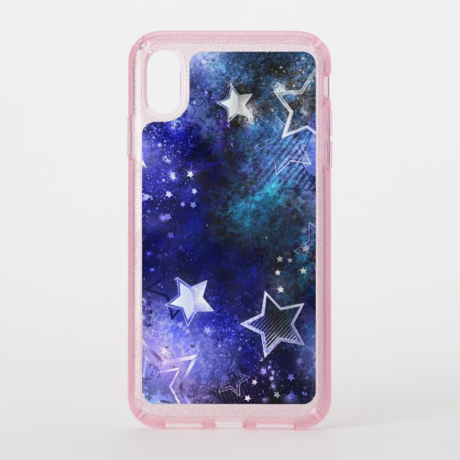 Space Background with Stars Speck iPhone XS Max Case (Front)