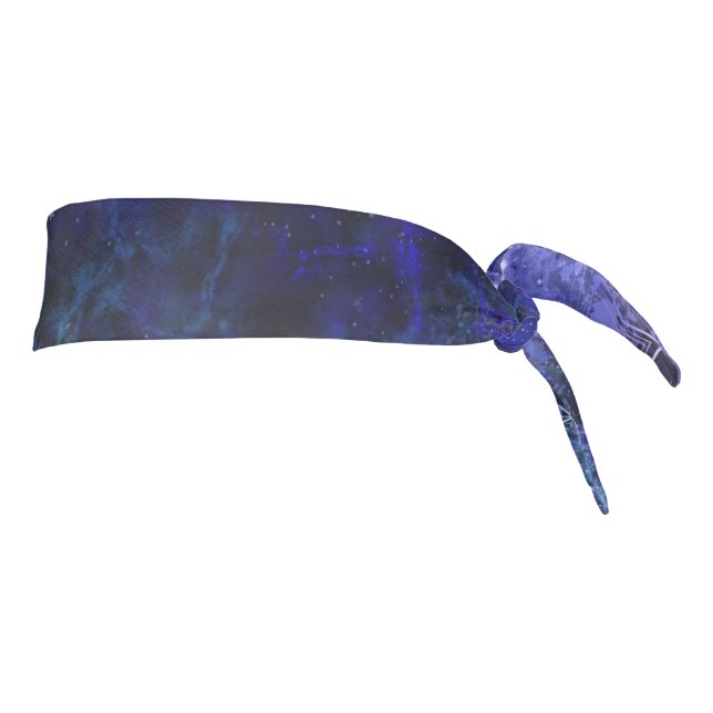 Space Background with Stars Tie Headband (Rotate 90)