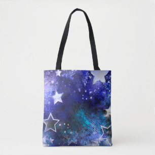 Space Background with Stars Tote Bag