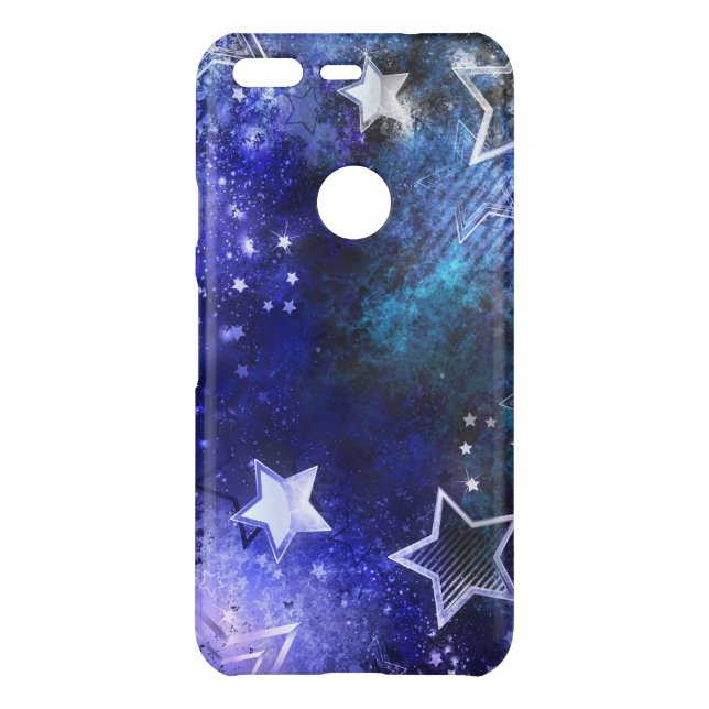 Space Background with Stars Uncommon Google Pixel Case (Back)
