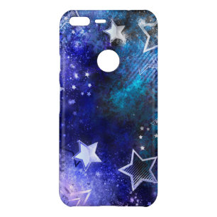 Space Background with Stars Uncommon Google Pixel XL Case