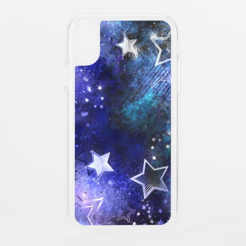Space Background with Stars iPhone XR Case