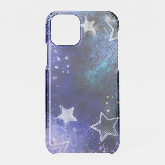 Space Background with Stars Uncommon iPhone Case (Back)