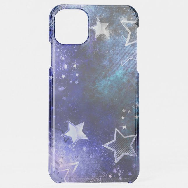 Space Background with Stars Uncommon iPhone Case (Back)