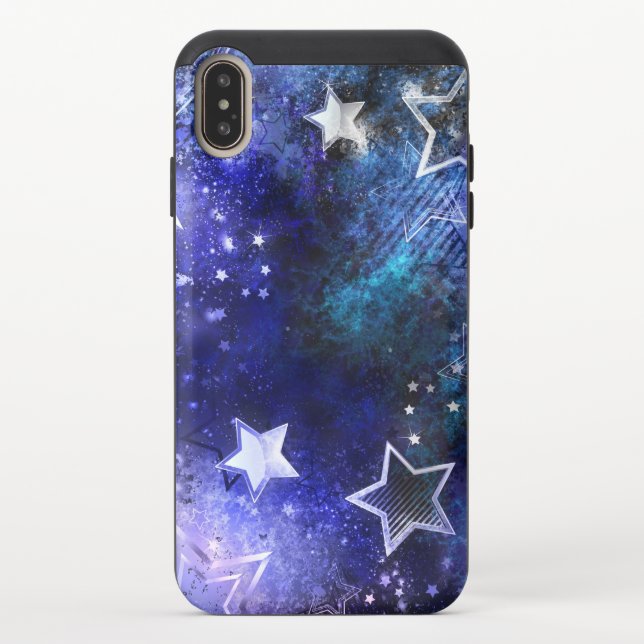 Space Background with Stars Uncommon iPhone Case (Back)