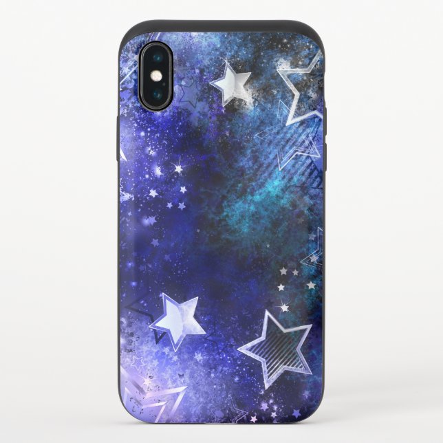 Space Background with Stars Uncommon iPhone Case (Back)