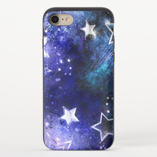 Space Background with Stars iPhone 87 Slider Case