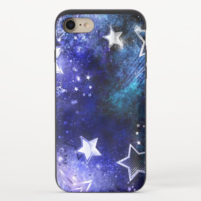 Space Background with Stars Uncommon iPhone Case (Back)