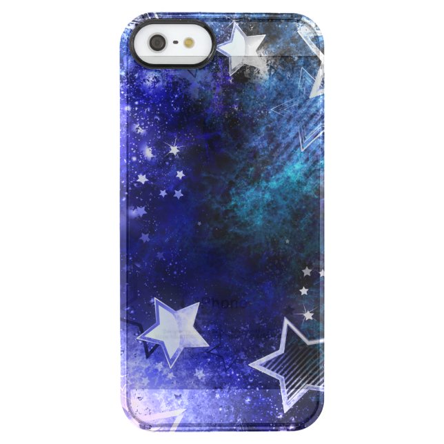 Space Background with Stars Uncommon iPhone Case (Back)