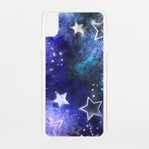 Space Background with Stars iPhone XS Max Case