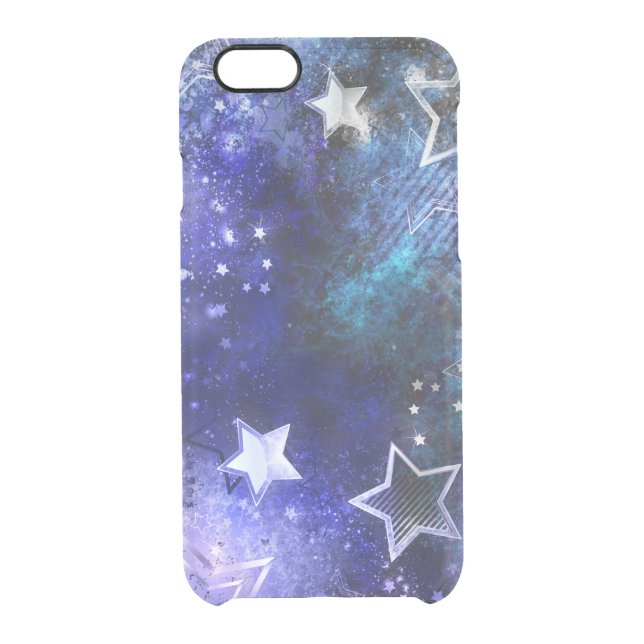 Space Background with Stars Uncommon iPhone Case (Back)