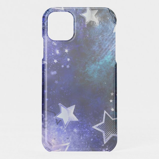 Space Background with Stars Uncommon iPhone Case (Back)