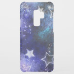 Space Background with Stars Uncommon Samsung Galaxy S9 Plus Case<br><div class="desc">space blue background with  stars</div>