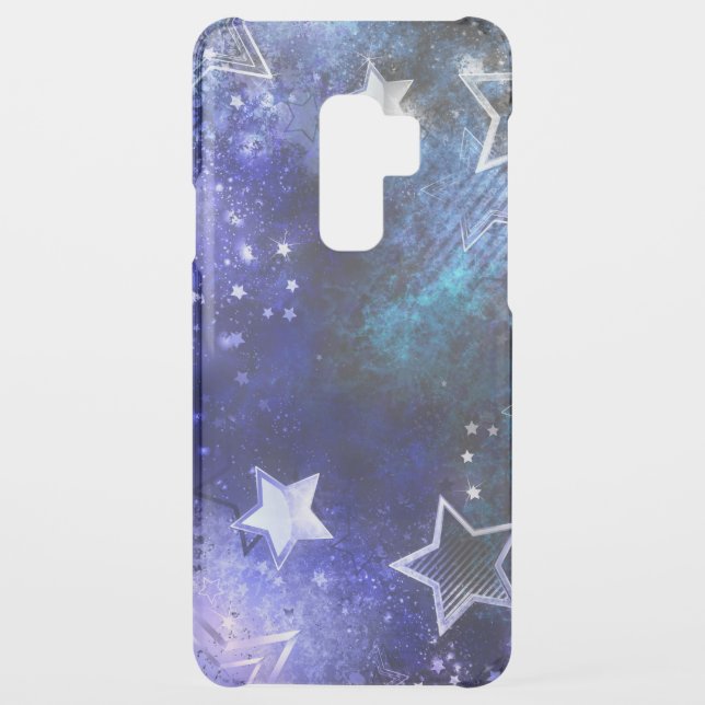 Space Background with Stars Uncommon Samsung Galaxy Case (Back)
