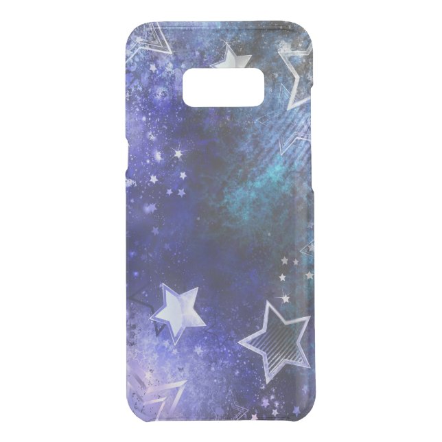 Space Background with Stars Uncommon Samsung Galaxy Case (Back)