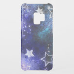 Space Background with Stars Uncommon Samsung Galaxy S9 Case<br><div class="desc">space blue background with  stars</div>